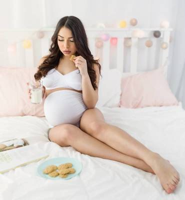 Mama Belly Mitex figi ciążowe white