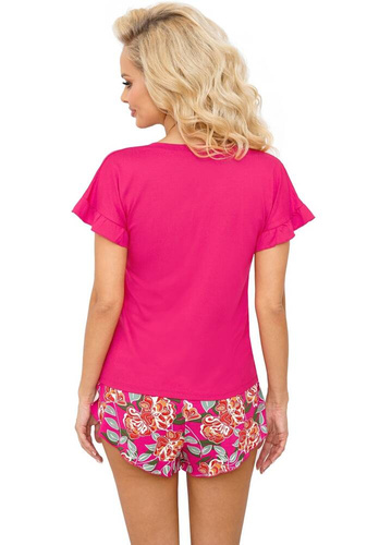 Floris 1/2 Piżama damska Donna -fuksja