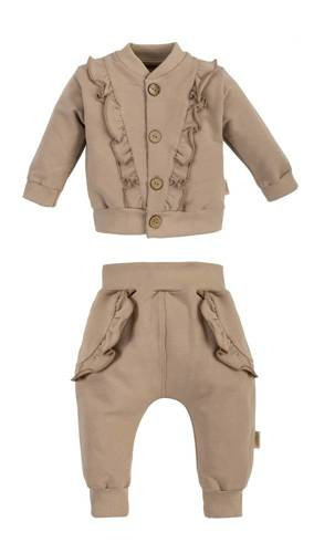 "Girl Latte" Makoma Dres niemowlęcy brązowy