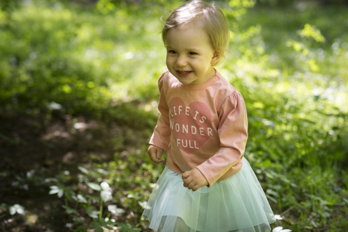 Bluzka niemowlęca Pinokio "Spring Light" -różowy