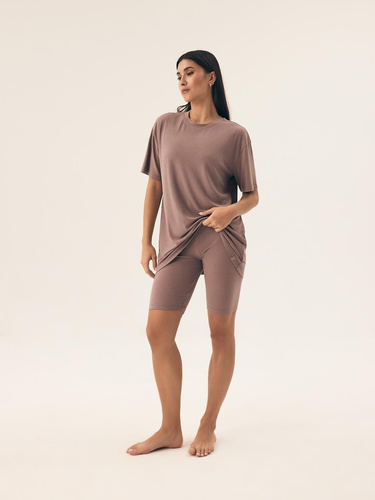 42682 Nueva Piżama Damska Henderson - brązowy