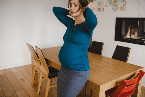 Tummy Bluzka ciążowa i do karmienia Milk&Love poseidon