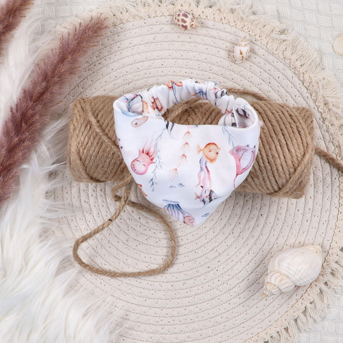 ABN-5492 Underwater World opaska niemowlęca Nini– bawełna organiczna, miękka, elastyczna