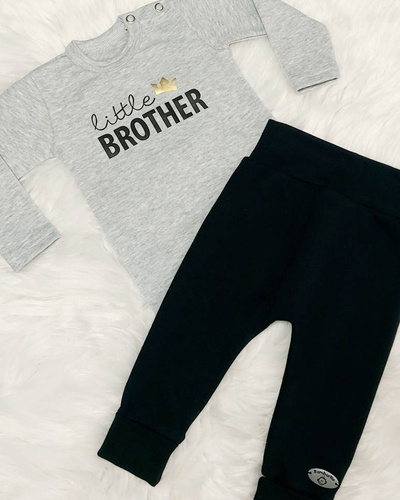 "Julek" Bambarillo Spodnie niemowlęce melanż