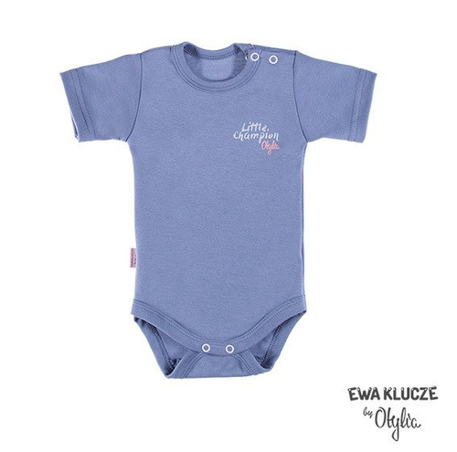 Body niemowlęce "LITTLE CHAMPION" dla dziewczynki Ewa Klucze grafit