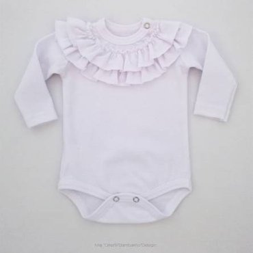 Cała Ja Bambarillo Body z długim rękawem biały