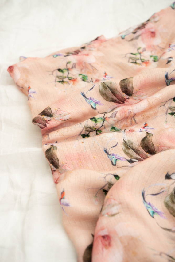 Rajskie ptaki Otulacz bambusowy Milk&Love