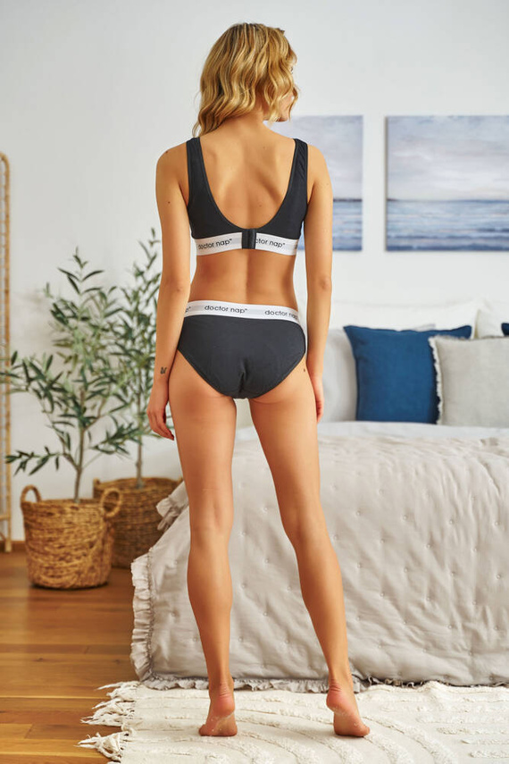 Biustonosz ciążowy i do karmienia 5376 Doctor Nap - black