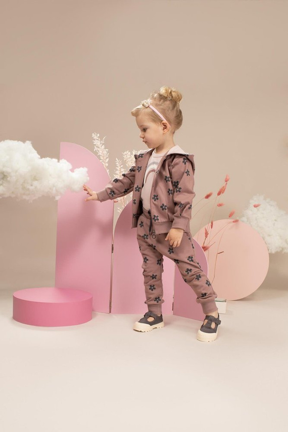 Happiness Pinokio Pumpy dla dziewczynki - ciemny róż/druk