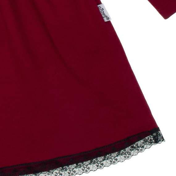 Sukienka 163178 "Magia Świąt" Nicol - bordo