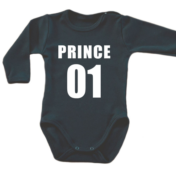 Body długi rękaw "Prince książę 01" Moocha biały