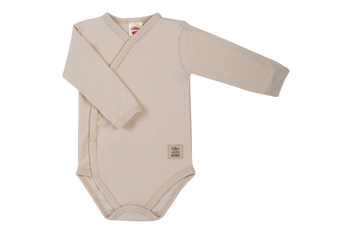 03252MM "Unitone MoonBeam" Body baby z długim rękawem Makoma beżowy