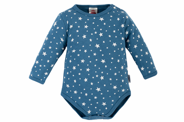 "Stars Body z długim rękawem Makoma niebieski