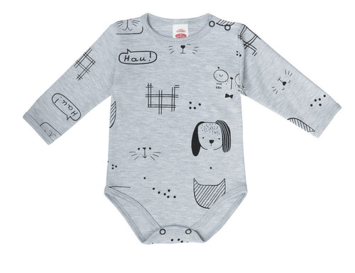 "CATS AND DOGS" Makoma Body z długim rękawem