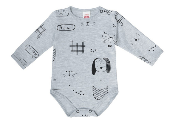 "CATS AND DOGS" Makoma Body z długim rękawem