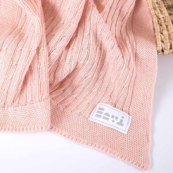 Kocyk dziany Eevi- łosoś