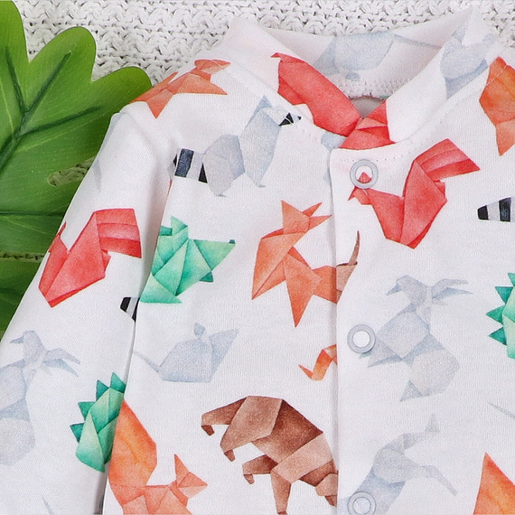 ABN-5386 Fun Origami Pajacyk z bawełny organicznej Nini druk