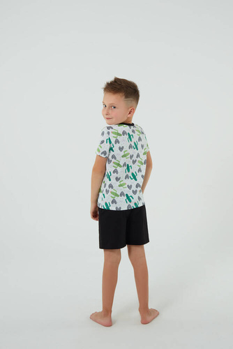 Picos Italian Fashion Piżama dziecięca - druk/czarny