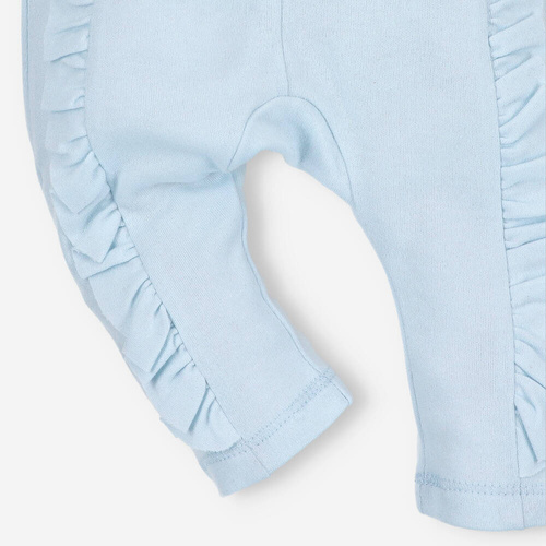 Sunny Spodnie dresowe z bawełny organicznej Nini błękitny