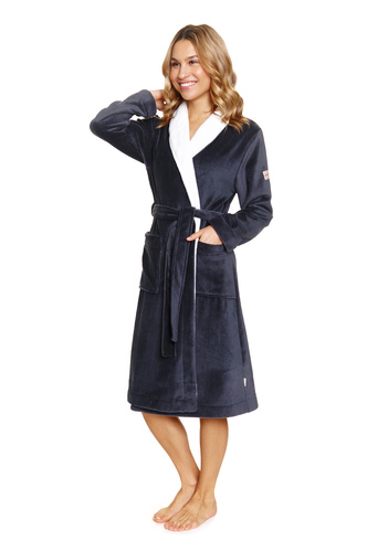 7182 Szlafrok damski Plus Size Doctor Nap - grey