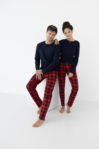 Yvette Piżama damska Sensis - granatowy