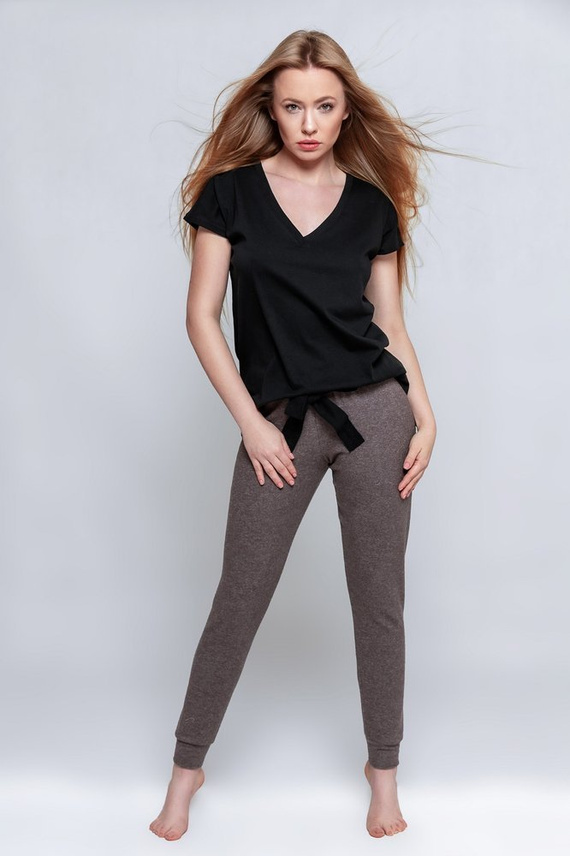 Sensis Sophie Brown Piżama damska - czarny