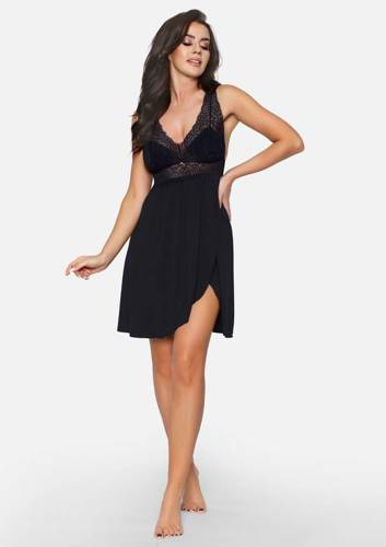 Afrodita Koszula Nocna Babella - czarny