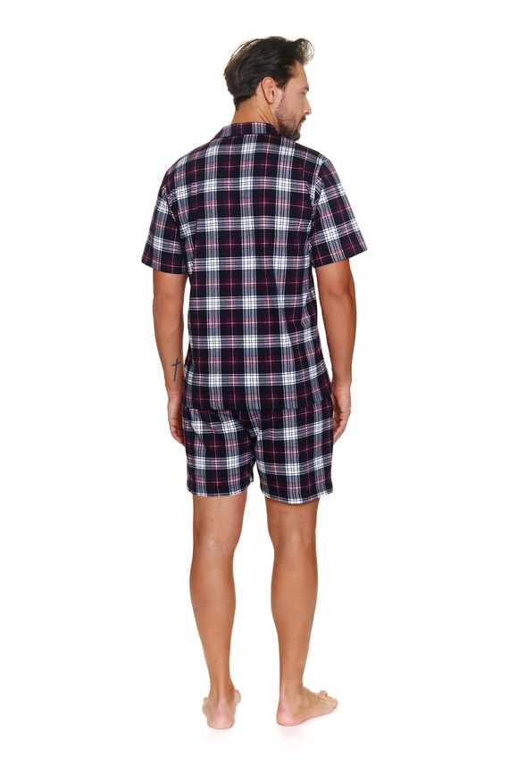 7234 Piżama Męska Doctor Nap - burgundy