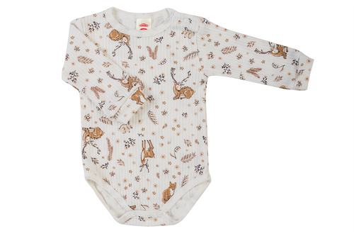 03253DR "Nature" Body niemowlęce z długim rękawem Makoma