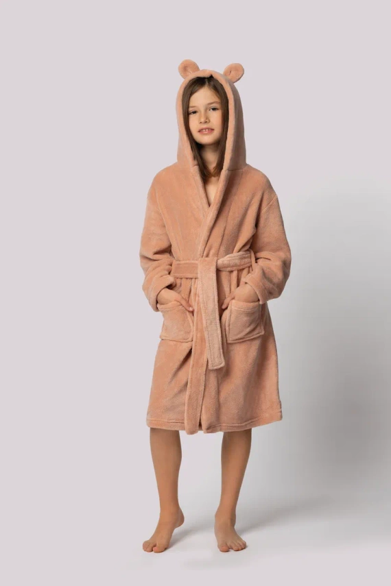 Bear szlafrok dziecięcy Kids Envie rose pink