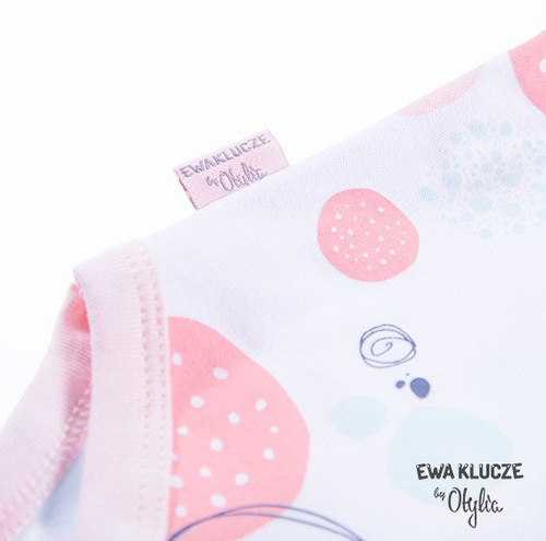 Body niemowlęce "LITTLE CHAMPION" dla dziewczynki Ewa Klucze grafit