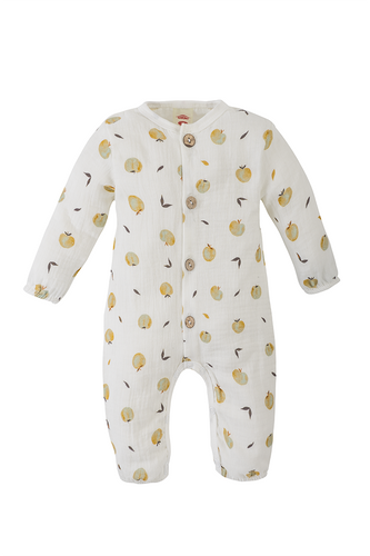 "Apples Muslin" Makoma Pajac muślinowy 