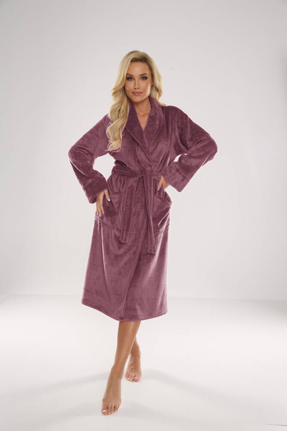 628 Abigail Długi Szlafrok damski Forex - jagoda