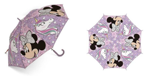 5242 Parasolka dla dzieci Myszka Mini Minnie Mouse parasol Setino unicorn gwiazdki różowy