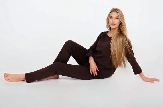 Bonjour Piżama damska Momenti Per Me espresso