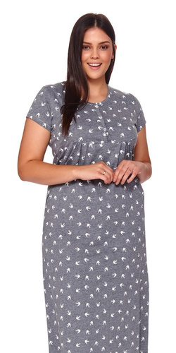 Koszula Nocna 4119 Doctor Nap - dark grey