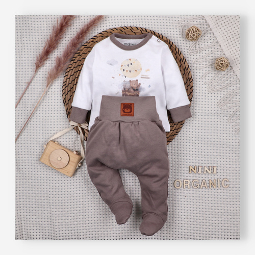 ABN-5662 Nini Półśpiochy Niemowlęce Balloon Friends 100% Bawełna Organiczna – PL