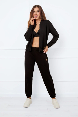 Caro Bluza damska bomberka Italian Fashion - czarny