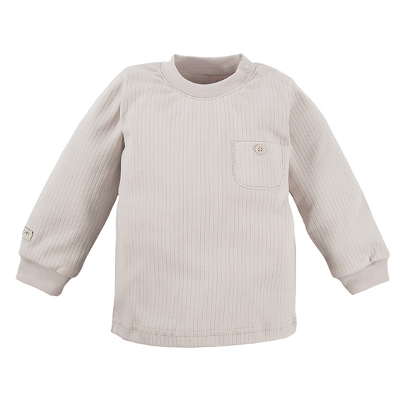 Bluzka wciągana z kieszonką "SIMPLY COMFY" Ewa Klucze-granatowy