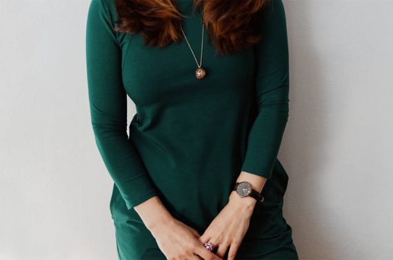 Milky Way Milk&Love Sukienka do karmienia zielony