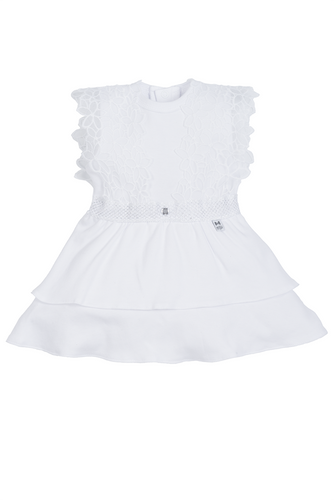 184B Diva Sukienka + bolerko Marija - biały