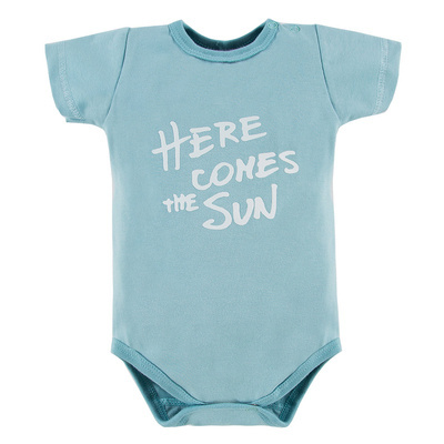 Sahara Eevi Body dziecięce z krótkim rękawem - niebieski