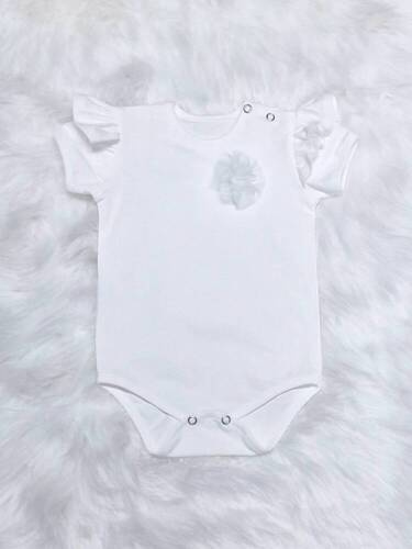 Rozalia Bambarillo Body z krótkim rękawem ecru