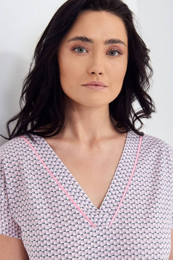 107 Piżama damska Cana -różowy