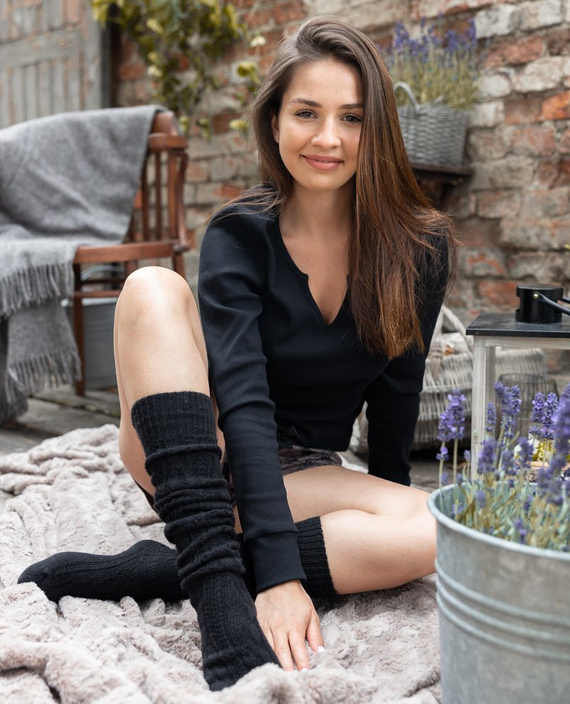 Sensis She Piżama damska - czarny brązowy