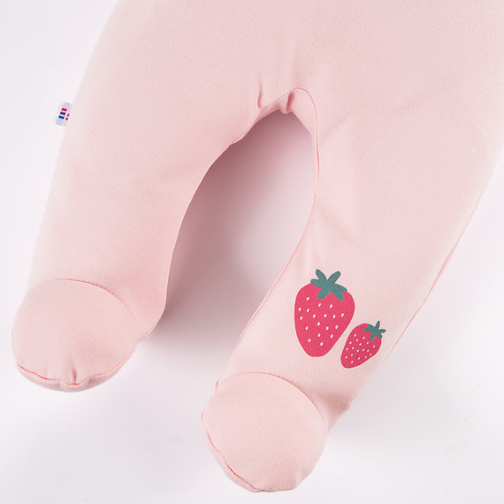 Strawberry & Love Eevi Półśpiochy niemowlęce - koral