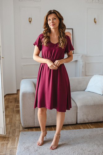 Lovely Dress Milk&Love sukienka ciążowa i do karmienia w grochy