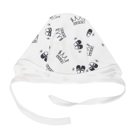 Komplet 5-częściowy WP404 "Korona" Mamatti biało- czarne