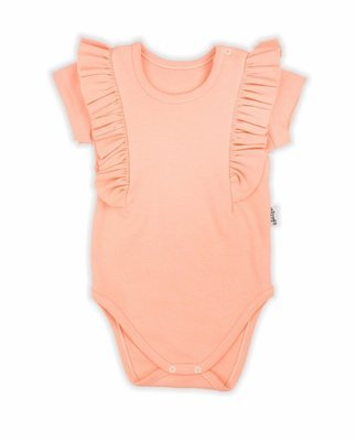 Body z krótkim rękawem 169032 "Mix" Nicol - łosoś