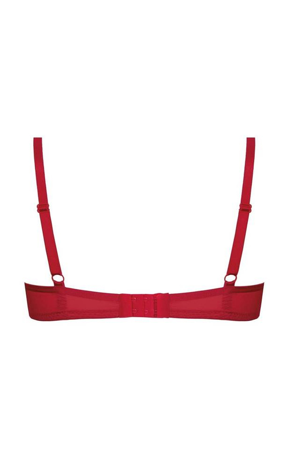 Casilda Biustonosz push-up Nipplex- czerwony